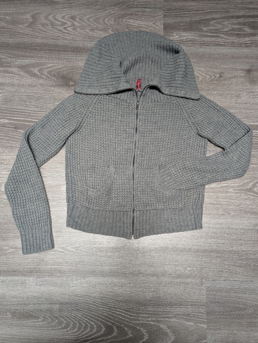 H&M | waffle knit wool blend cardigan